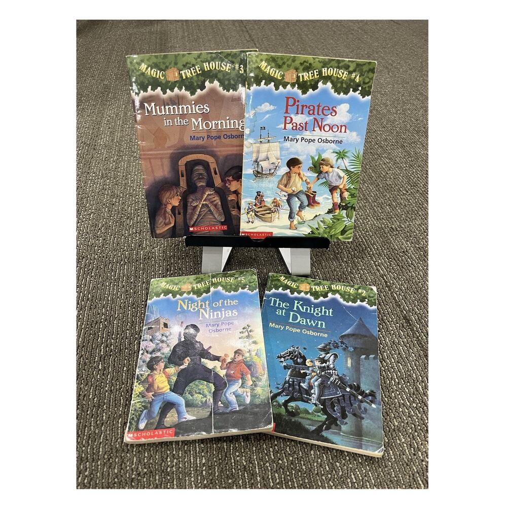 Magic Tree House by Mary Pope Osborne, Scholastic, Paperback Lot of 4 Books